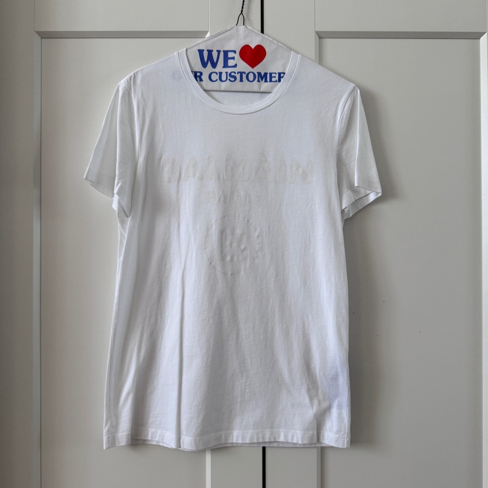 Balmain Logo Print T-shirt